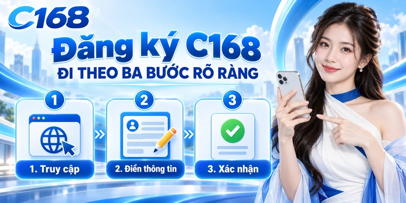 Đăng ký C168 đi theo ba bước rõ ràng