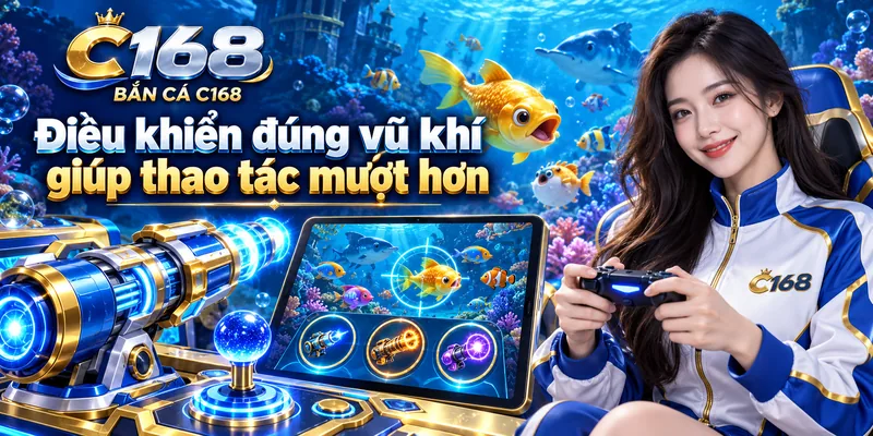 Vũ khí điều khiển đúng giúp thao tác mượt hơn