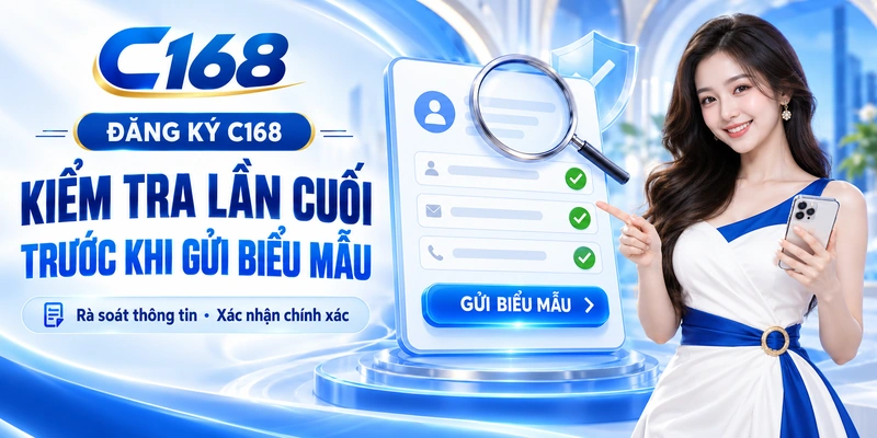 Hãy chắc chắn rằng tất cả các thông tin đã được xác thực trước khi hoàn tất 