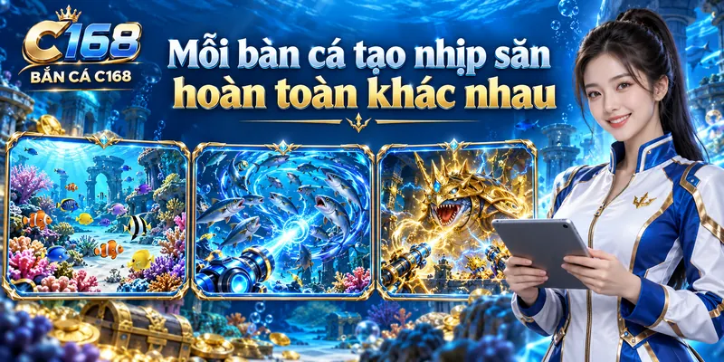 Mỗi bàn tạo nhịp điệu hoàn toàn khác nhau