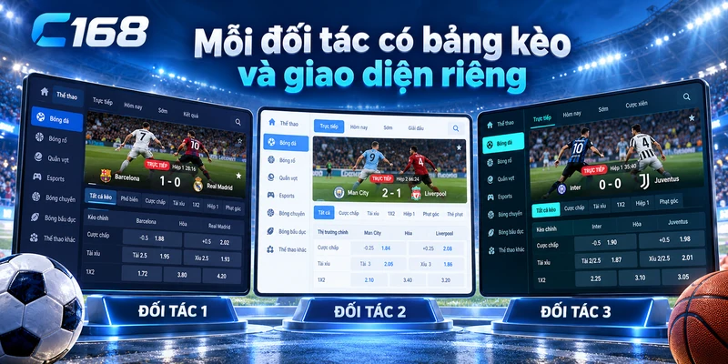 Mỗi tác vụ có bảng và giao diện riêng