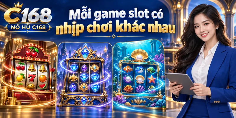 Mỗi game slot có nhịp chơi khác nhau